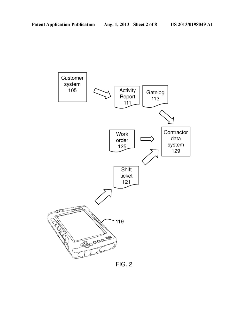 SYSTEM AND METHOD FOR ELECTRONIC TIME RECONCILIATION - diagram, schematic, and image 03