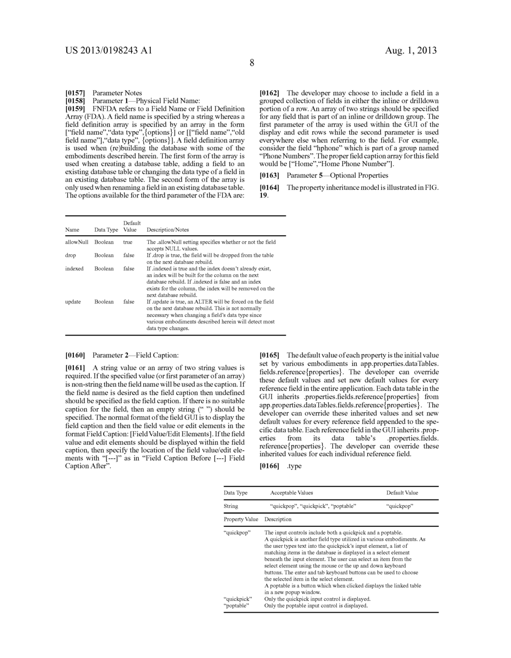 SYSTEM AND METHOD FOR DYNAMICALLY GENERATING A GUI ACCORDING TO TABLE     RELATIONSHIPS IN A DATABASE - diagram, schematic, and image 18