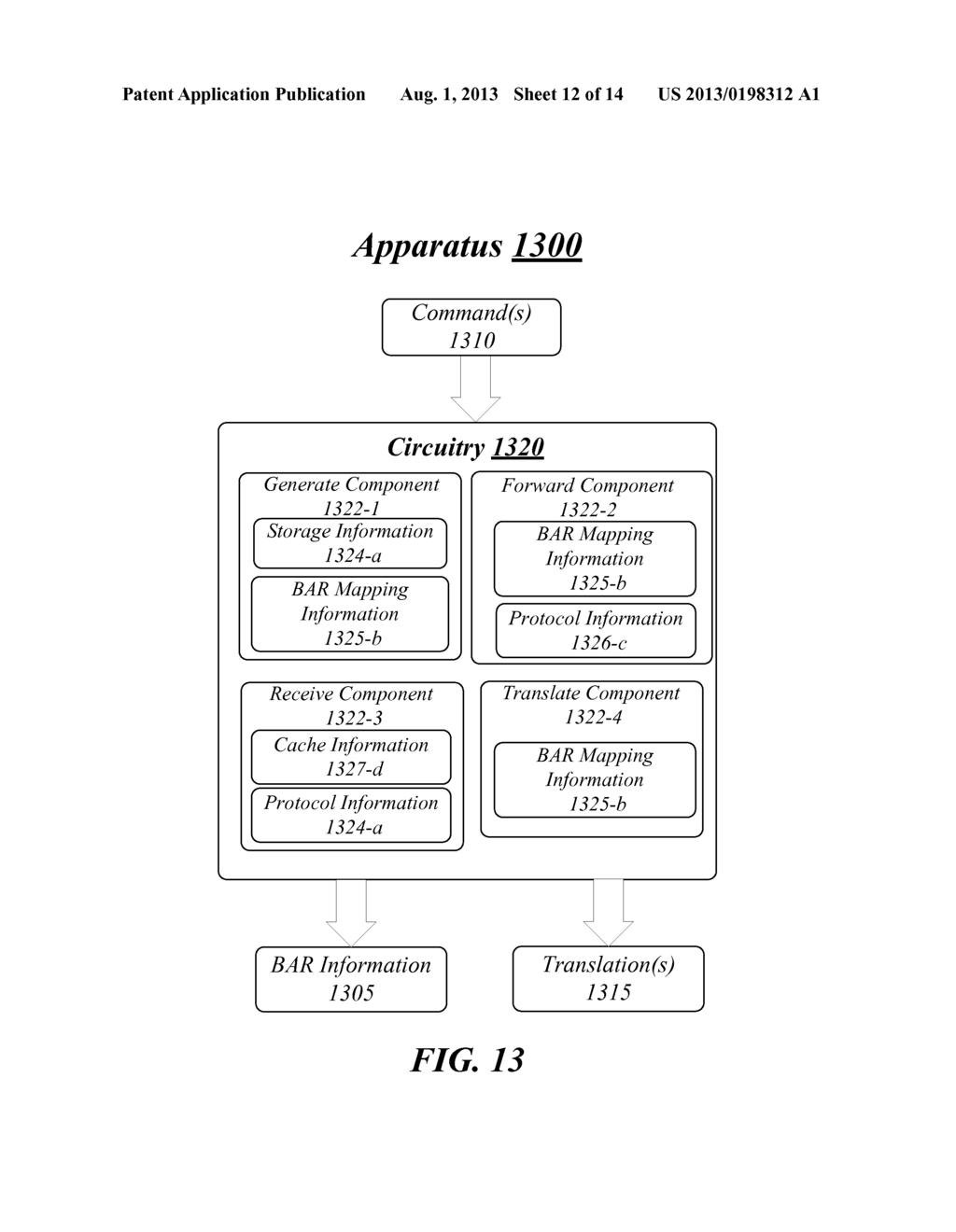 Techniques for Remote Client Access to a Storage Medium Coupled with a     Server - diagram, schematic, and image 13