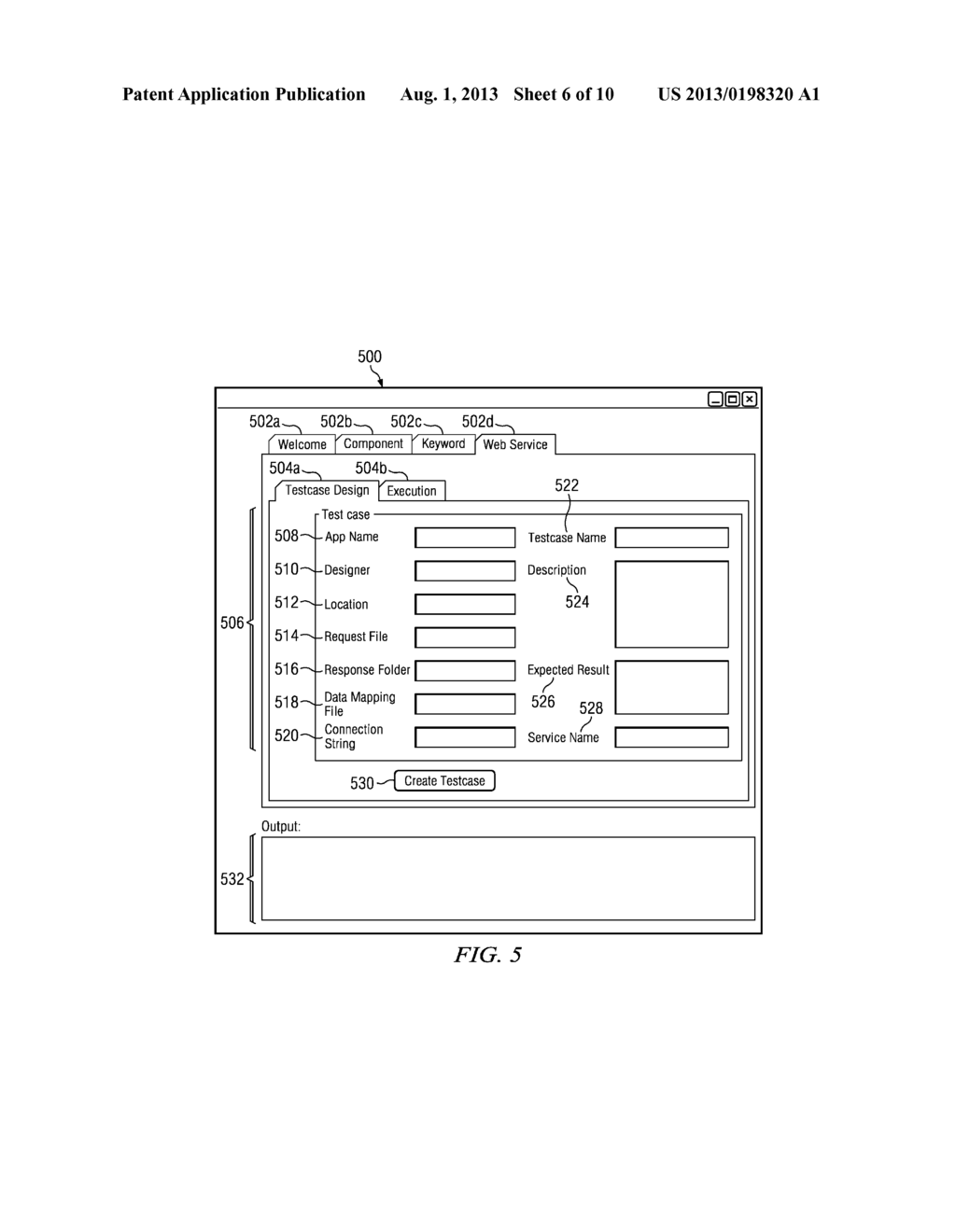 System And Method For Processing Web Service Test Cases - diagram, schematic, and image 07