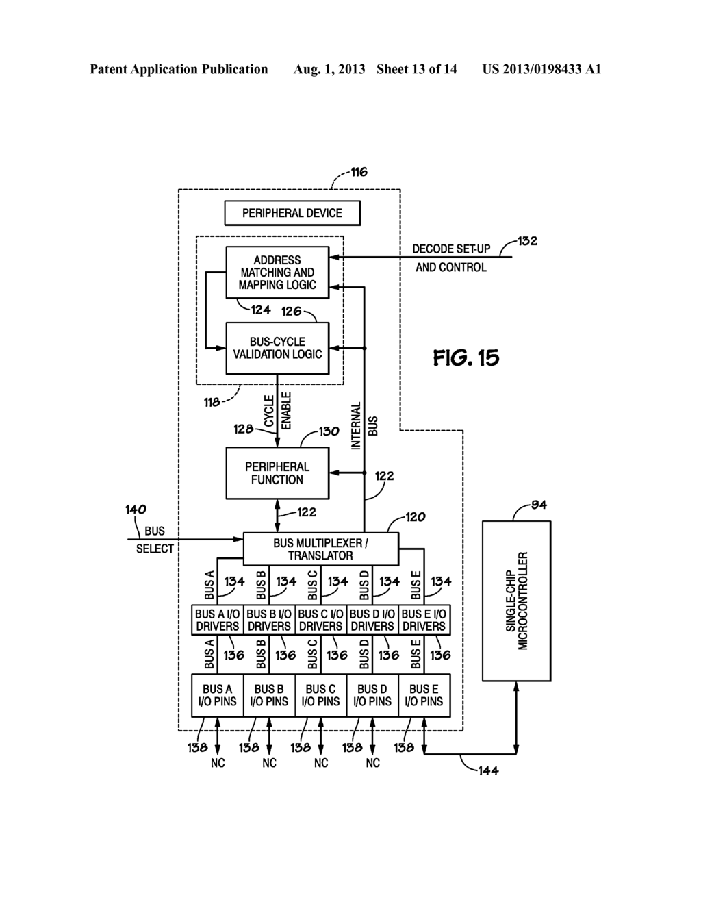 METHODS AND SYSTEMS FOR DEVICES WITH SELF-SELECTING BUS DECODER - diagram, schematic, and image 14