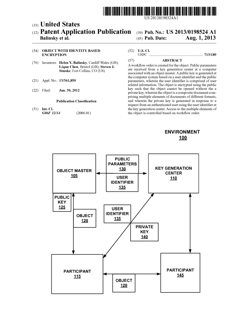 OBJECT WITH IDENTITY BASED ENCRYPTION - diagram, schematic, and image 01