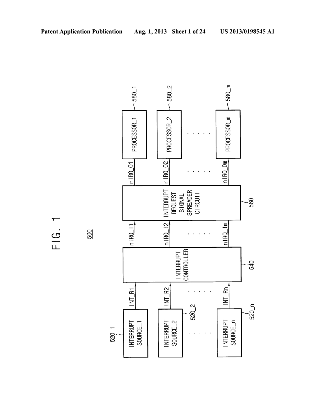 METHODS OF SPREADING PLURALITY OF INTERRUPTS, INTERRUPT REQUEST SIGNAL     SPREADER CIRCUITS, AND SYSTEMS-ON-CHIPS HAVING THE SAME - diagram, schematic, and image 02