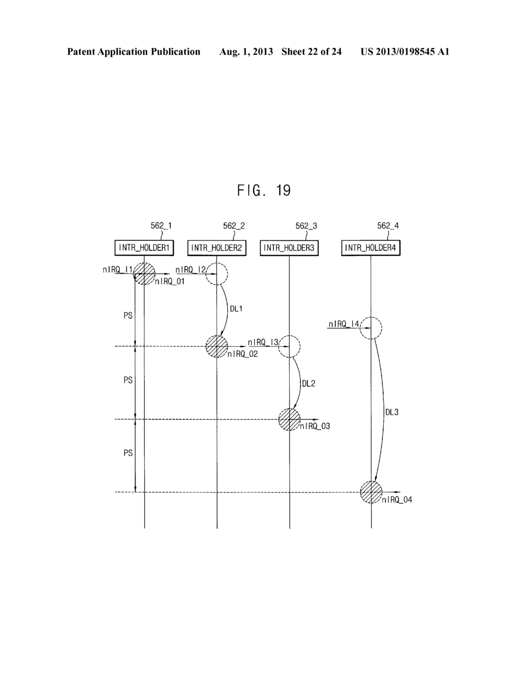 METHODS OF SPREADING PLURALITY OF INTERRUPTS, INTERRUPT REQUEST SIGNAL     SPREADER CIRCUITS, AND SYSTEMS-ON-CHIPS HAVING THE SAME - diagram, schematic, and image 23