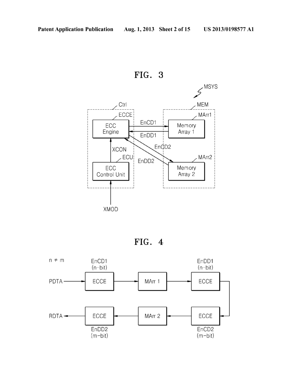 MEMORY, MEMORY SYSTEM, AND ERROR CHECKING AND CORRECTING METHOD FOR MEMORY - diagram, schematic, and image 03