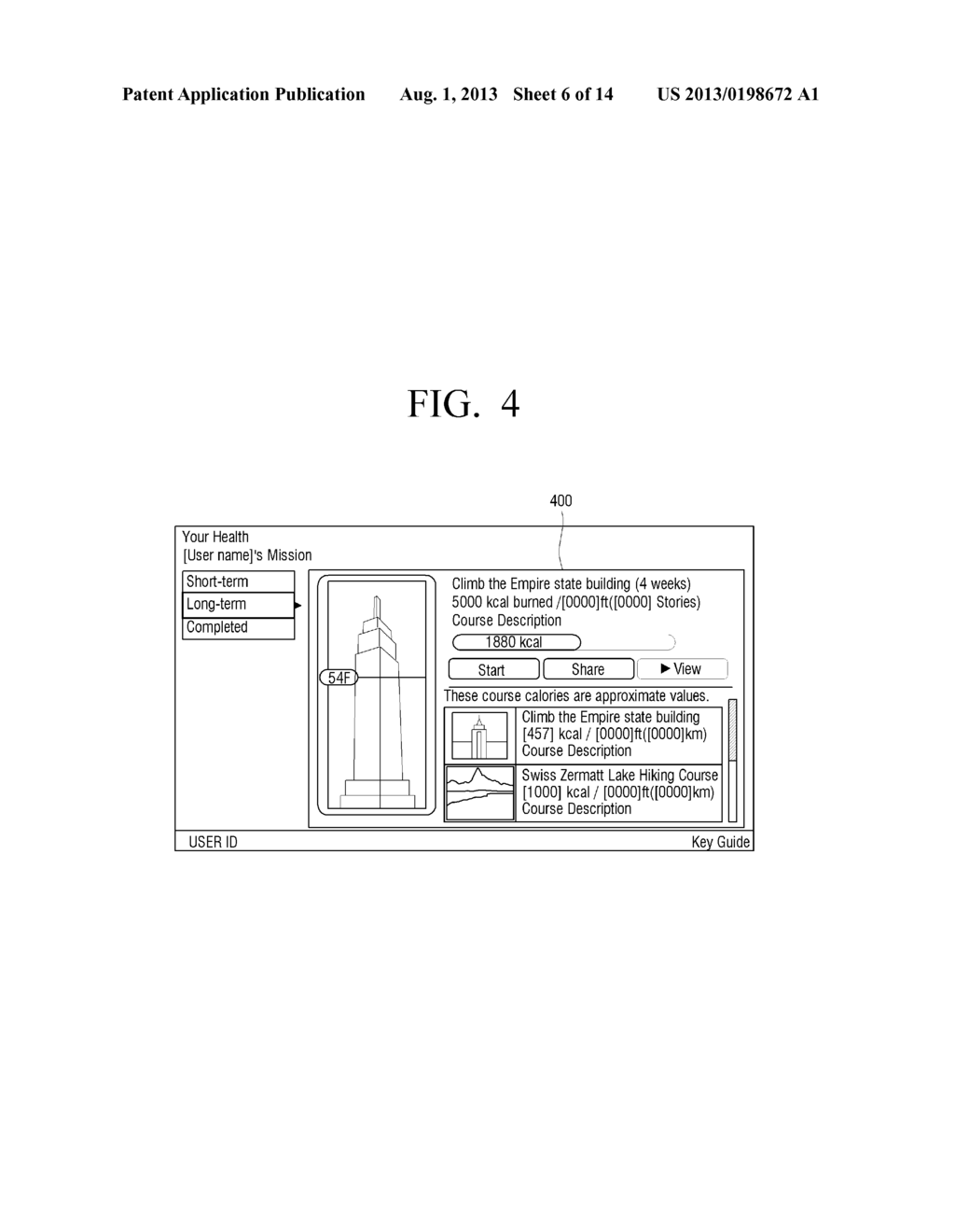 METHOD OF MANAGING INFORMATION RELATED TO AN EXERCISE AMOUNT AND DISPLAY     APPARATUS USING THE SAME, AND SERVER OF THE DISPLAY APPARATUS - diagram, schematic, and image 07