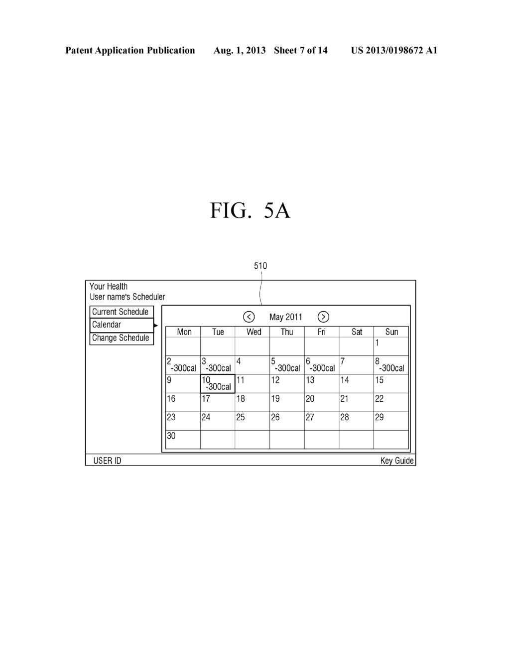 METHOD OF MANAGING INFORMATION RELATED TO AN EXERCISE AMOUNT AND DISPLAY     APPARATUS USING THE SAME, AND SERVER OF THE DISPLAY APPARATUS - diagram, schematic, and image 08