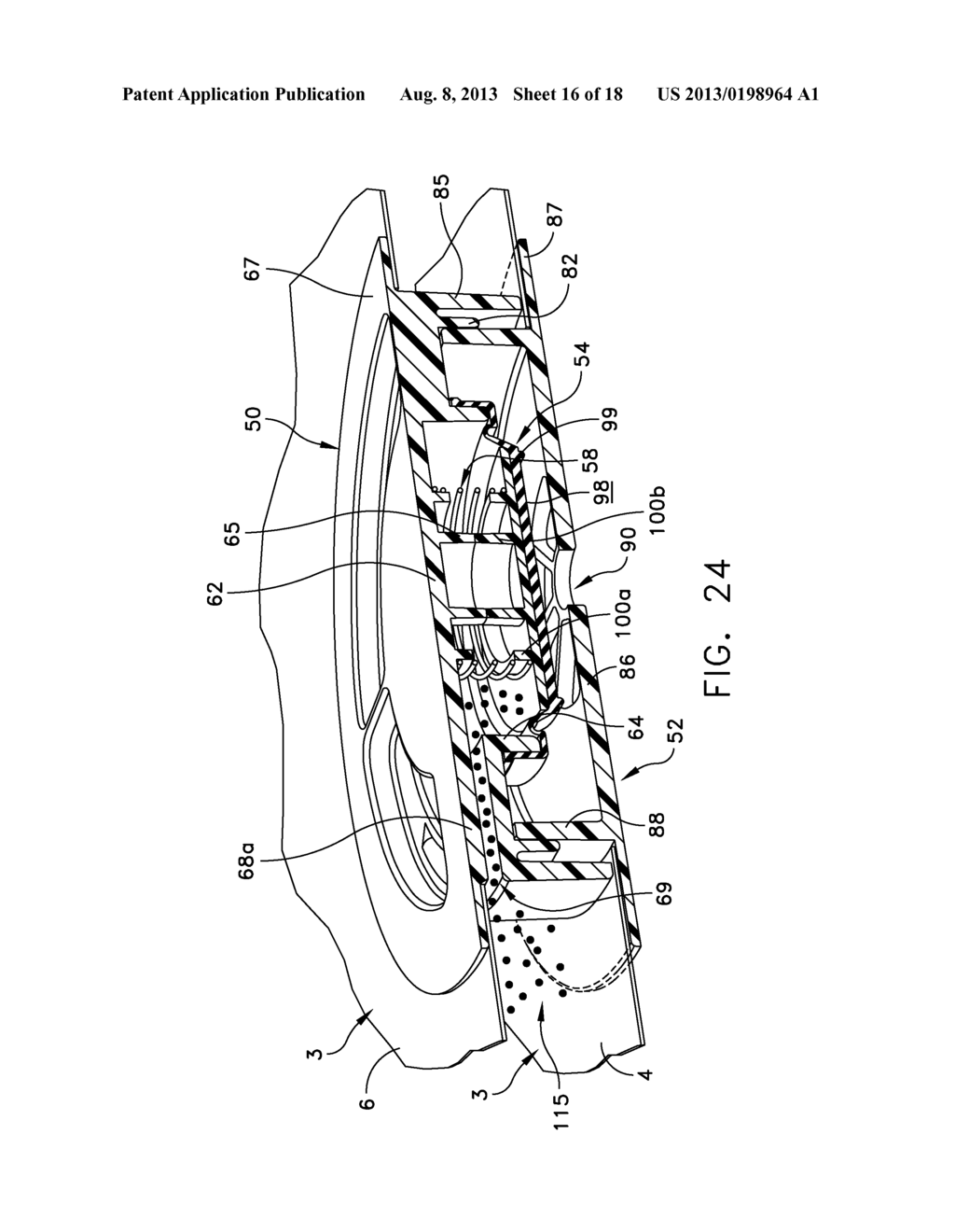 Pneumatic lift with unidirectional valve - diagram, schematic, and image 17