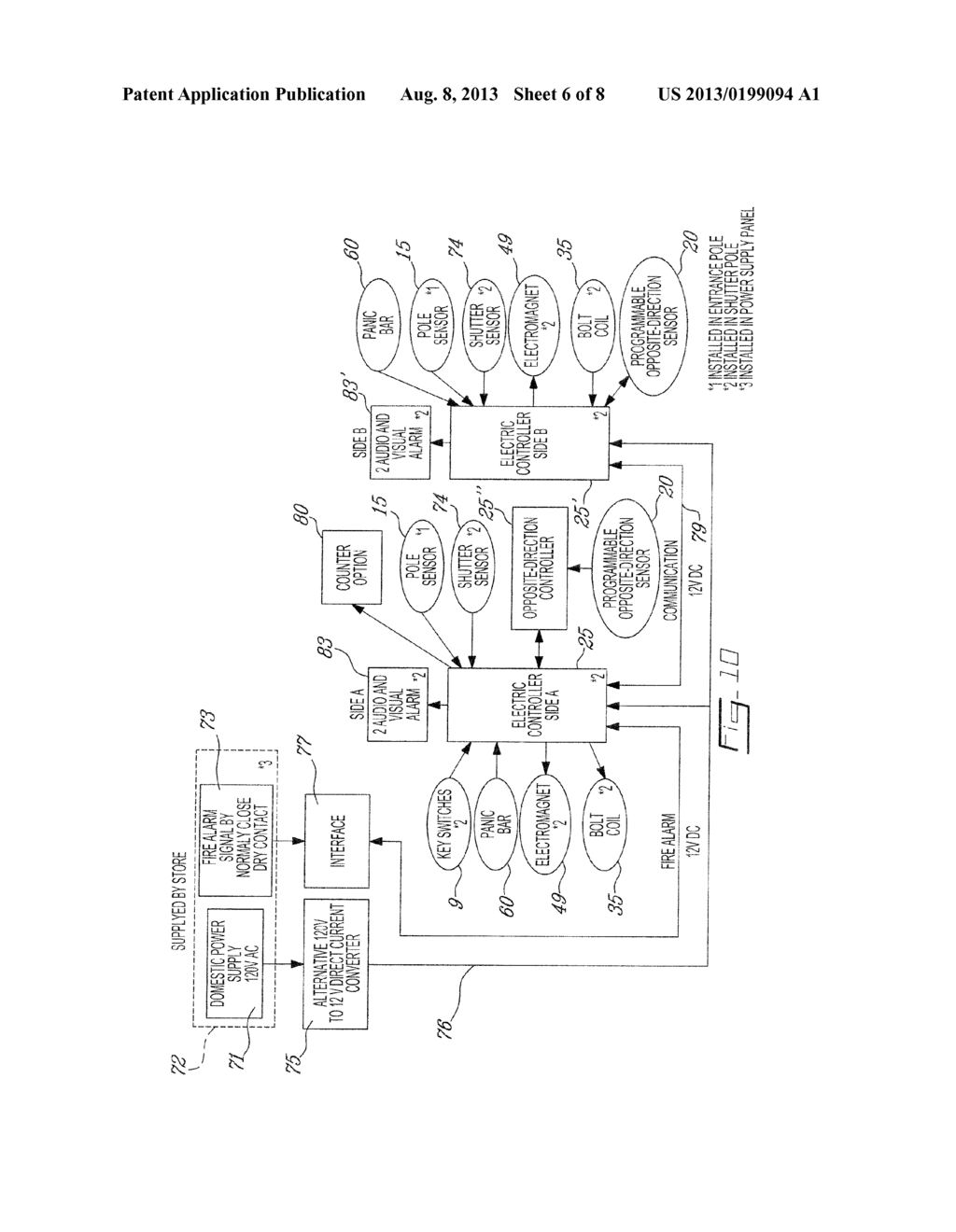 CONTROLLED GATE SYSTEM WITH ELECTROMAGNETIC LOCKING MECHANISM - diagram, schematic, and image 07