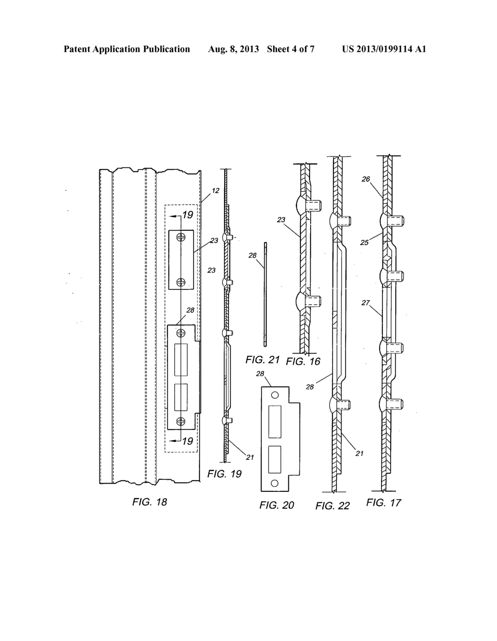 Door frame and threshold - diagram, schematic, and image 05