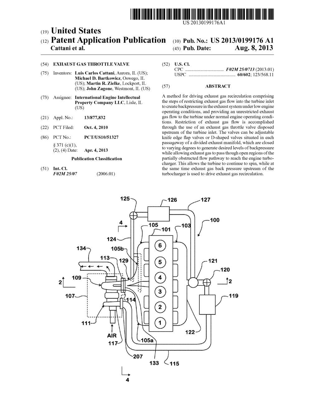 EXHAUST GAS THROTTLE VALVE - diagram, schematic, and image 01