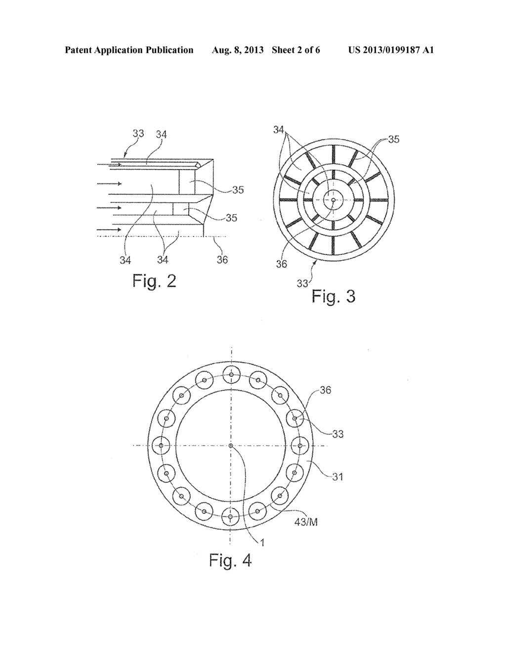 Gas-turbine combustion chamber having non-symmetrical fuel nozzles - diagram, schematic, and image 03