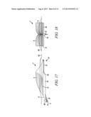 METHOD AND APPARATUS FOR ADJUSTING AND STABILIZING A WAVE GENERATOR     TRAVELING THROUGH A BODY OF WATER diagram and image