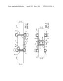 Opposed-piston cylinder bore constructions with solid lubrication in the     top ring reversal zones diagram and image