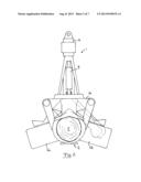 Marking device and harvesting arrangement diagram and image