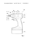 handheld machine tool having a mechanical striking mechanism diagram and image