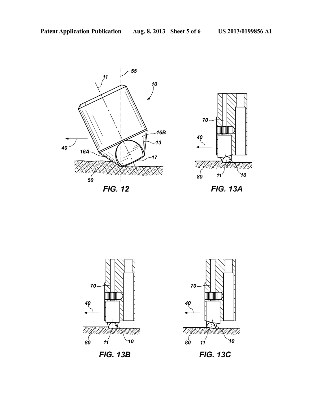 SHAPED CUTTING ELEMENTS FOR EARTH-BORING TOOLS AND EARTH-BORING TOOLS     INCLUDING SUCH CUTTING ELEMENTS - diagram, schematic, and image 06