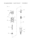 COSMETIC CONTAINER HAVING RELEASE PREVENTION DEVICE diagram and image