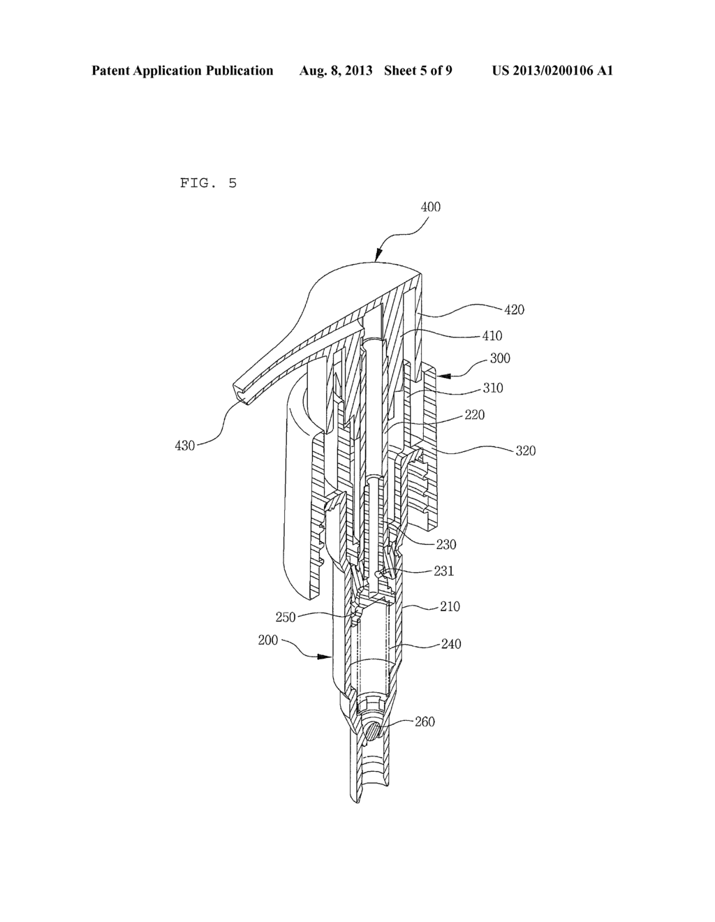 COSMETIC CONTAINER HAVING RELEASE PREVENTION DEVICE - diagram, schematic, and image 06