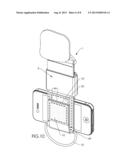 MULTI-FUNCTIONAL HOLSTER FOR ELECTRONIC DEVICE diagram and image