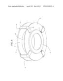 STACKABLE FIBER MANAGEMENT SPOOL WITH RESEALABLE FIBER REIENTION ARMS diagram and image