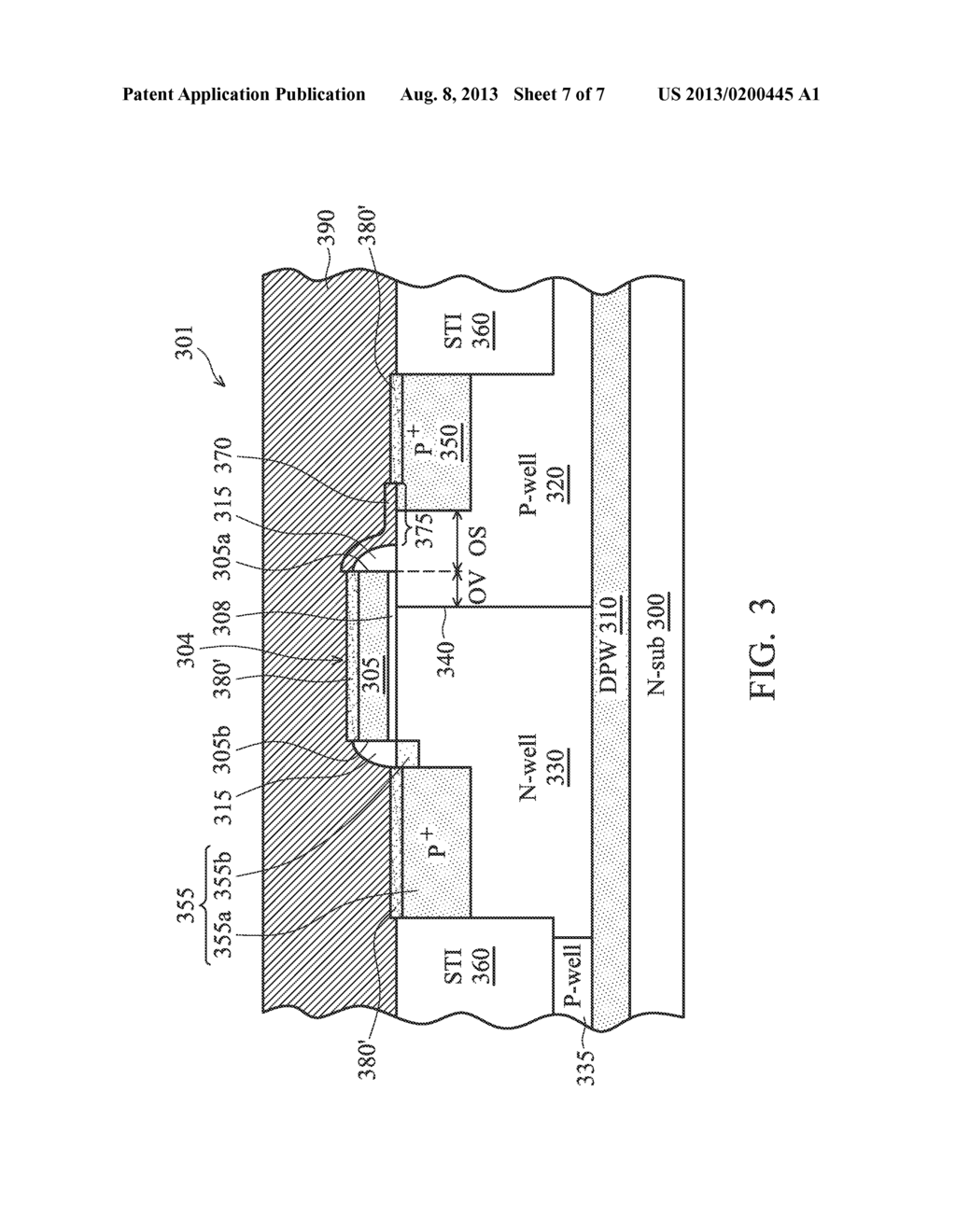 HVMOS TRANSISTOR STRUCTURE HAVING  OFFSET DISTANCE AND METHOD FOR     FABRICATING THE SAME - diagram, schematic, and image 08