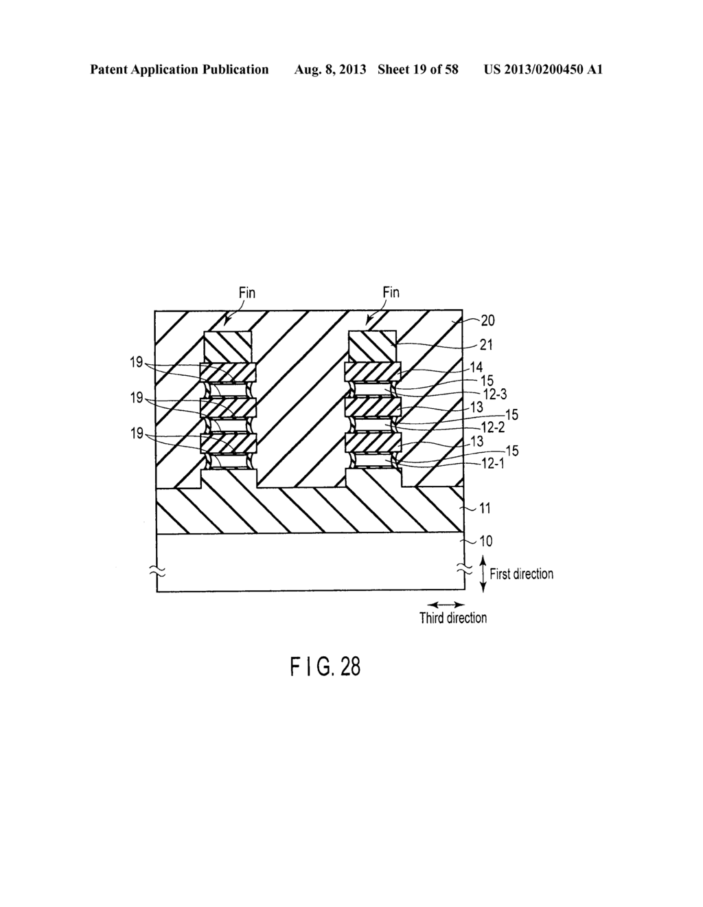 NONVOLATILE SEMICONDUCTOR MEMORY DEVICE AND METHOD OF MANUFACTURING THE     SAME - diagram, schematic, and image 20