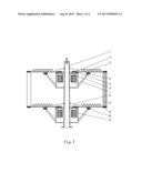 WIND GENERATOR WITH WIND BLADE ROTATING CAGE FOR DRIVING MULTIPLE     GENERATORS diagram and image