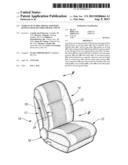 VEHICLE SEAT SIDE AIR BAG ASSEMLBY HAVING STRAP SECURED AIR BAG CHUTE diagram and image