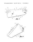 VEHICLE SEAT SIDE AIR BAG ASSEMLBY HAVING STRAP SECURED AIR BAG CHUTE diagram and image