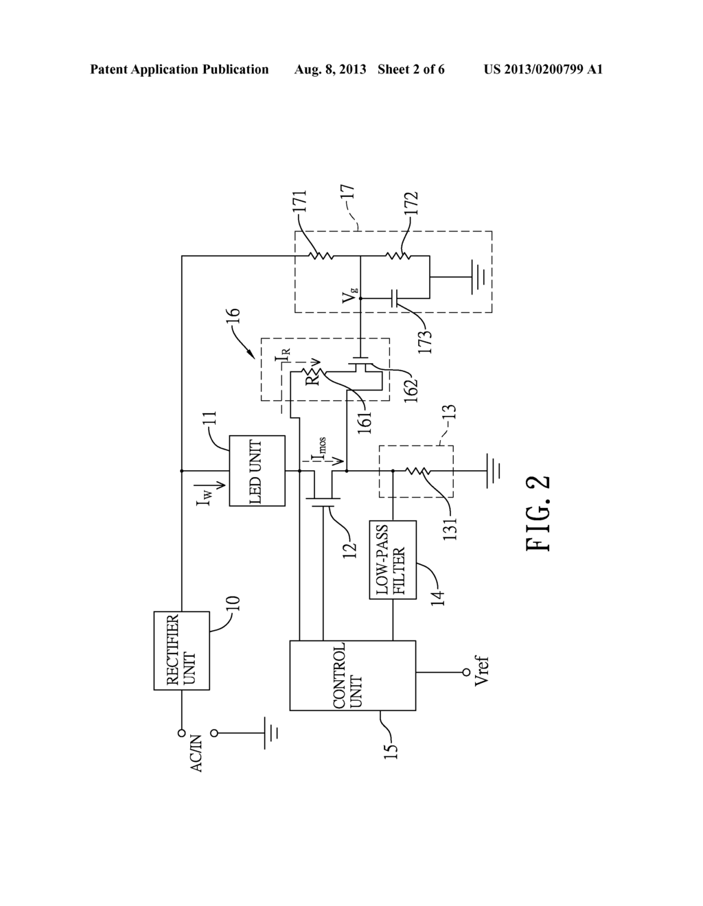 High-Voltage AC LED Driver Circuit - diagram, schematic, and image 03