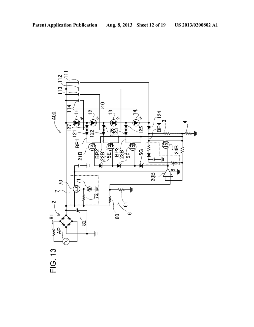 LIGHT-EMITTING DIODE DRIVING APPARATUS - diagram, schematic, and image 13