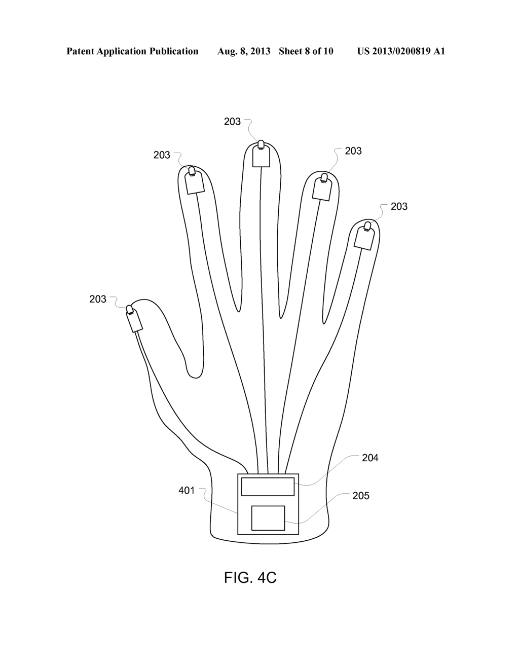 INDEPENDENTLY PROGRAMMABLE LIGHTS FOR USE IN GLOVES - diagram, schematic, and image 09