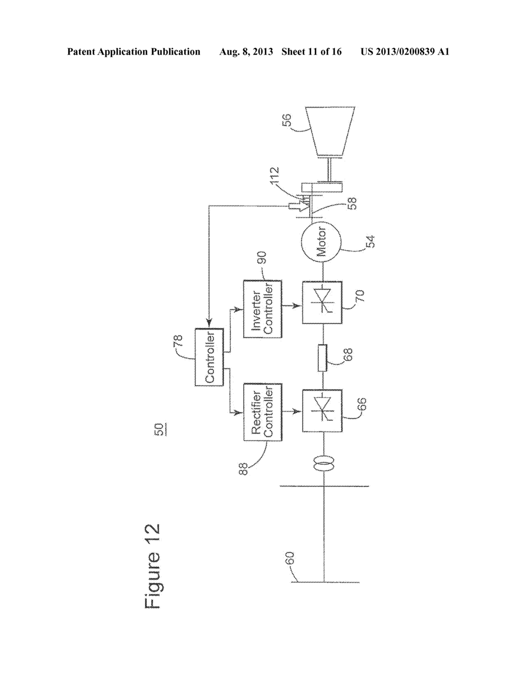 RECTIFIER BASED TORSIONAL MODE DAMPING SYSTEM AND METHOD - diagram, schematic, and image 12