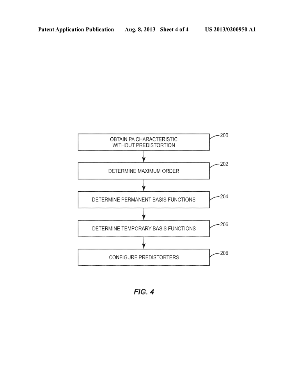 PREDISTORTION OF CONCURRENT MULTI-BAND SIGNAL TO COMPENSATE FOR PA     NON-LINEARITY - diagram, schematic, and image 05