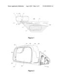 VEHICULAR MIRROR WITH BLIND SPOT INDICATOR diagram and image