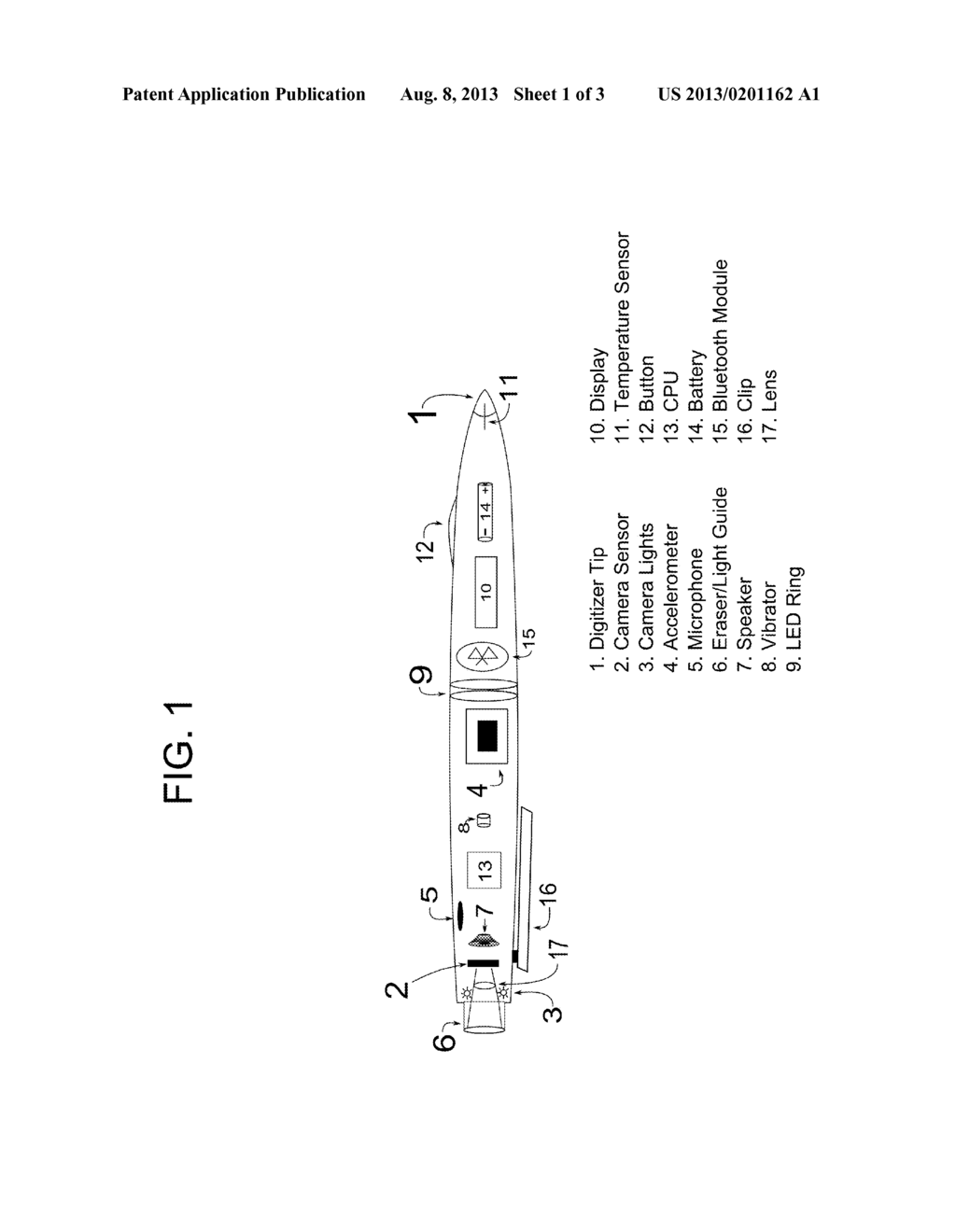 MULTI-PURPOSE PEN INPUT DEVICE FOR USE WITH MOBILE COMPUTERS - diagram, schematic, and image 02