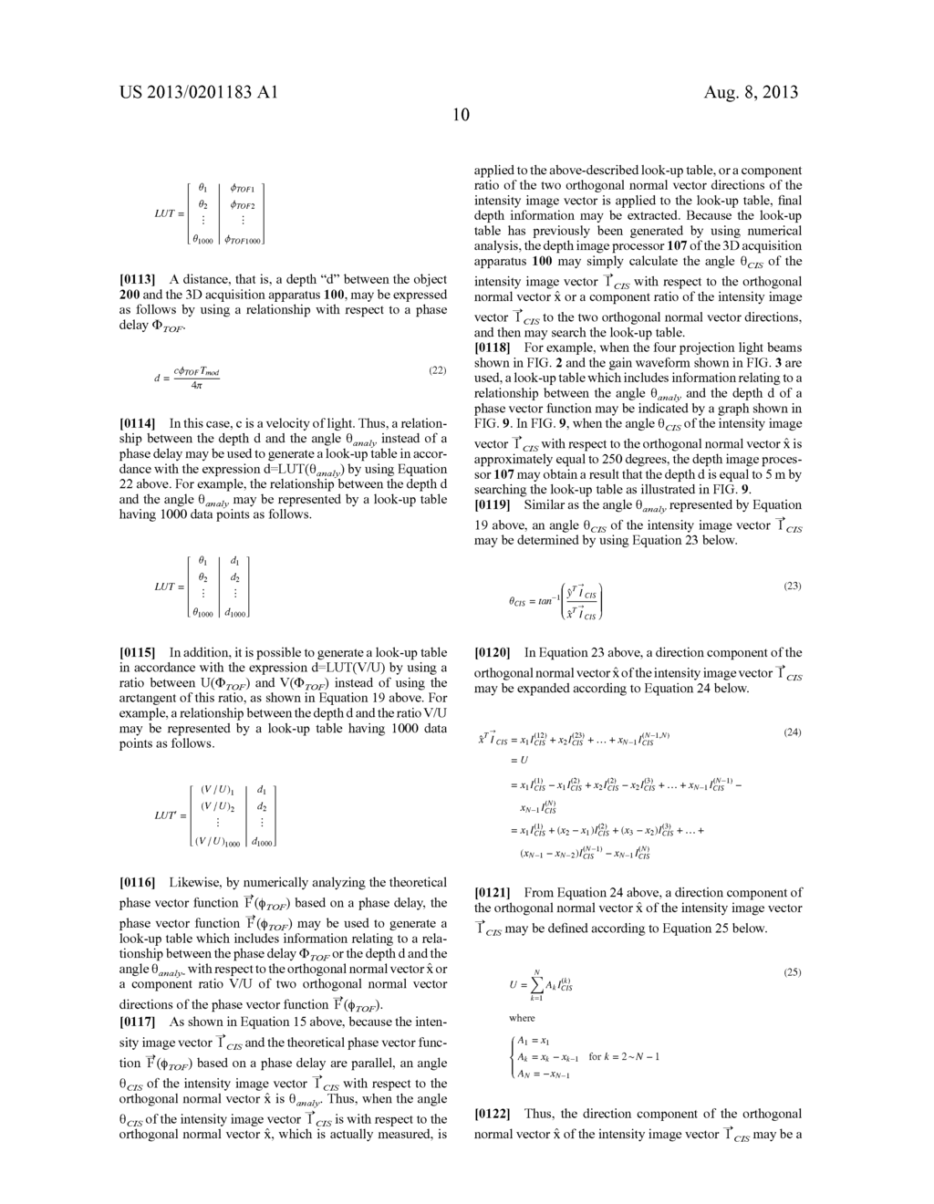 3D IMAGE ACQUISITION APPARATUS AND METHOD OF EXTRACTING DEPTH INFORMATION     IN 3D IMAGE ACQUISITION APPARATUS - diagram, schematic, and image 21