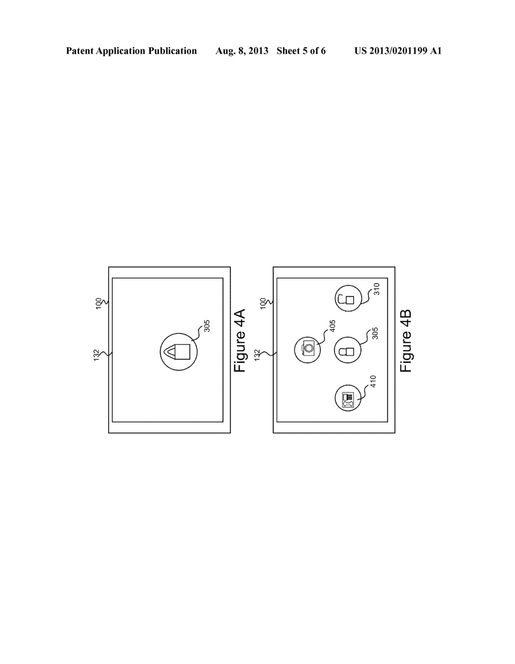 INITIATION OF ACTIONS BY A PORTABLE COMPUTING DEVICE FROM A LOCKED STATE - diagram, schematic, and image 06