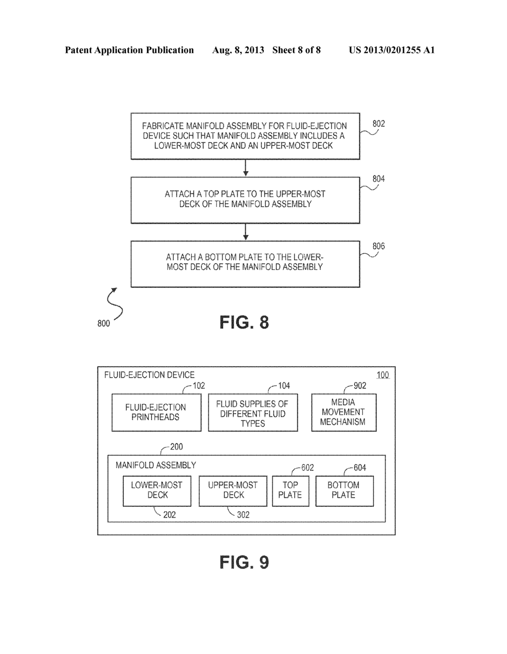 MANIFOLD ASSEMBLY FOR FLUID-EJECTION DEVICE - diagram, schematic, and image 09