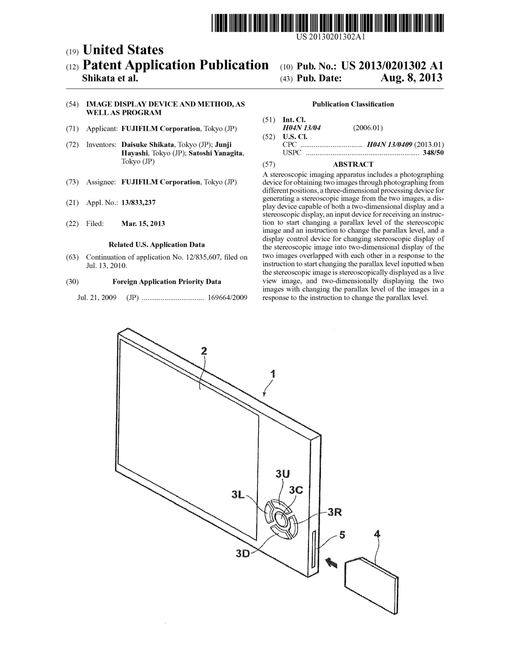 IMAGE DISPLAY DEVICE AND METHOD, AS WELL AS PROGRAM - diagram, schematic, and image 01