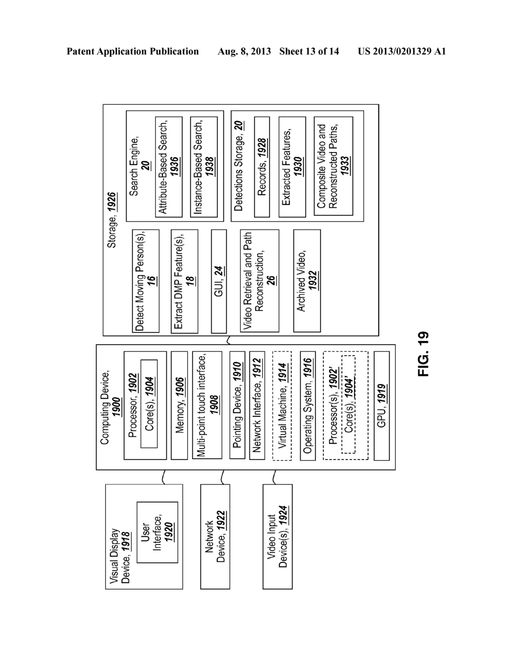 ASSISTED VIDEO SURVEILLANCE OF PERSONS-OF-INTEREST - diagram, schematic, and image 14