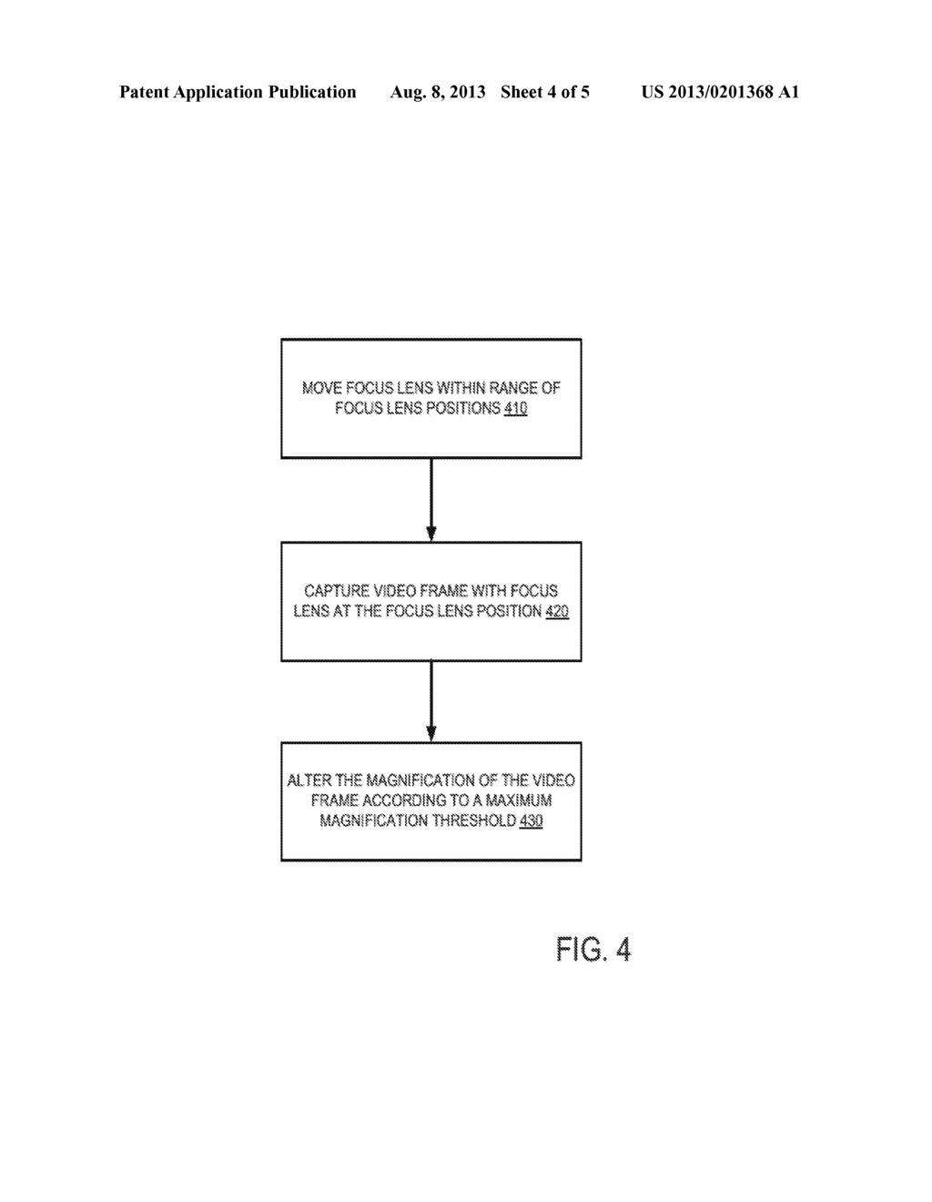 ALTERING FOCUS LENS MAGNIFICATION IN A VIDEO FRAME - diagram, schematic, and image 05