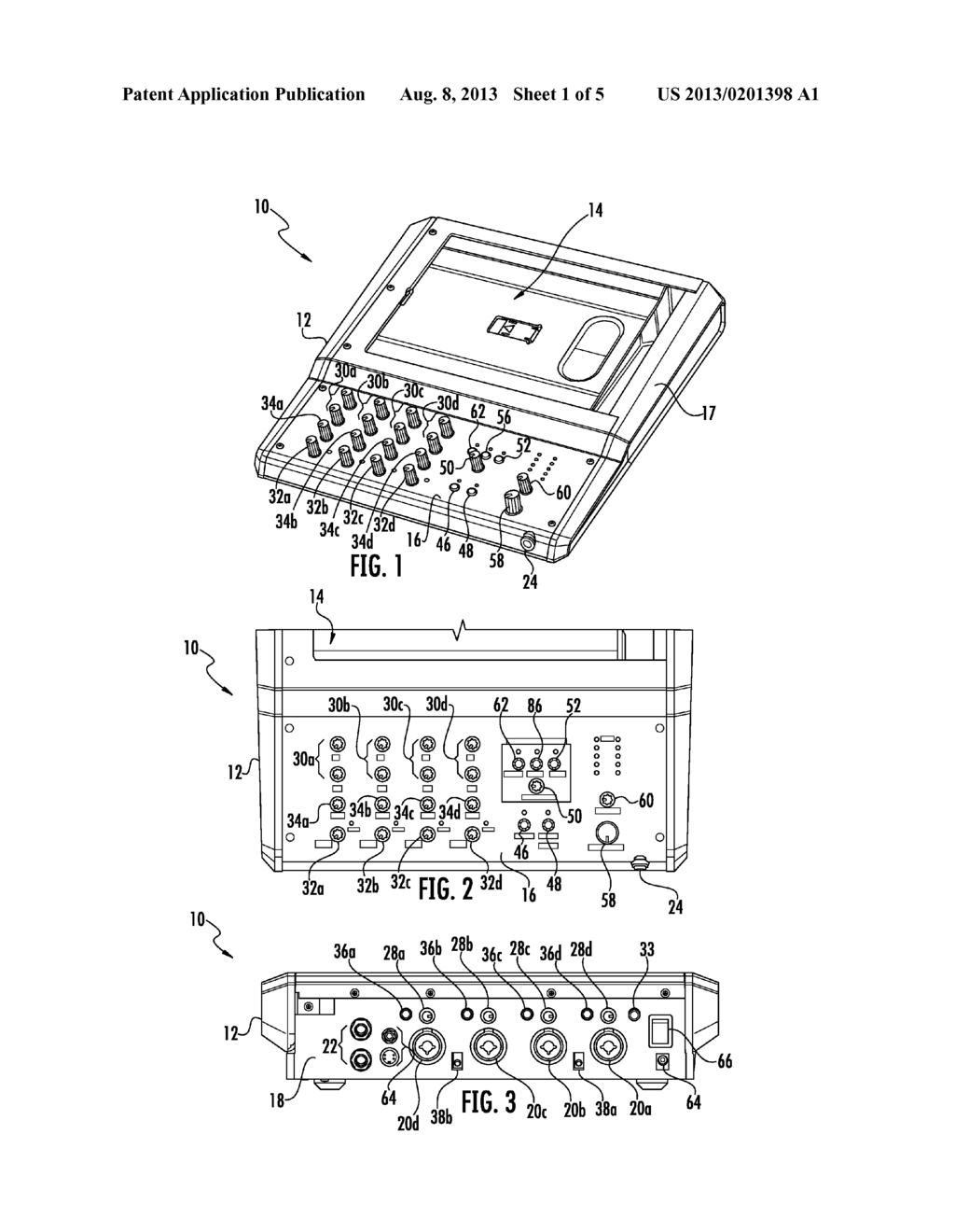 MIXER AND MULTICHANNEL AUDIO INTERFACE FOR A TABLET COMPUTER - diagram, schematic, and image 02