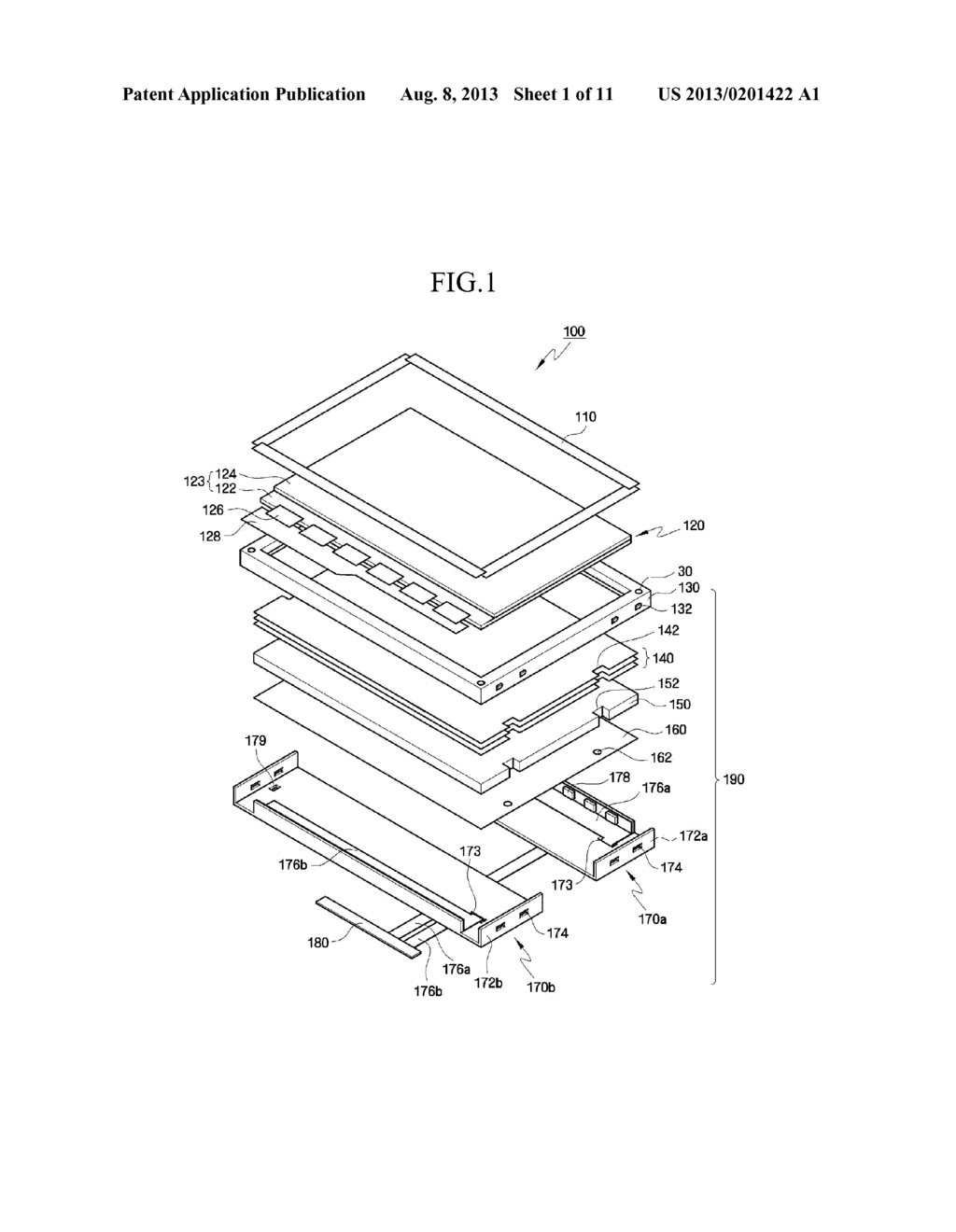 LIQUID CRYSTAL DISPLAY MODULE, DISPLAY DEVICE SET INCLUDING THE SAME, AND     METHOD OF ASSEMBLING LIQUID CRYSTAL DISPLAY MODULE - diagram, schematic, and image 02