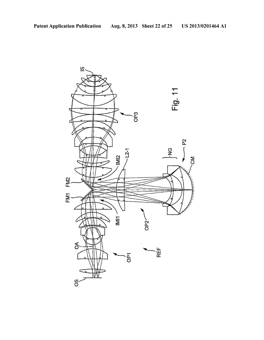 CHROMATICALLY CORRECTED OBJECTIVE WITH SPECIFICALLY STRUCTURED AND     ARRANGED DIOPTRIC OPTICAL ELEMENTS AND PROJECTION EXPOSURE APPARATUS     INCLUDING THE SAME - diagram, schematic, and image 23