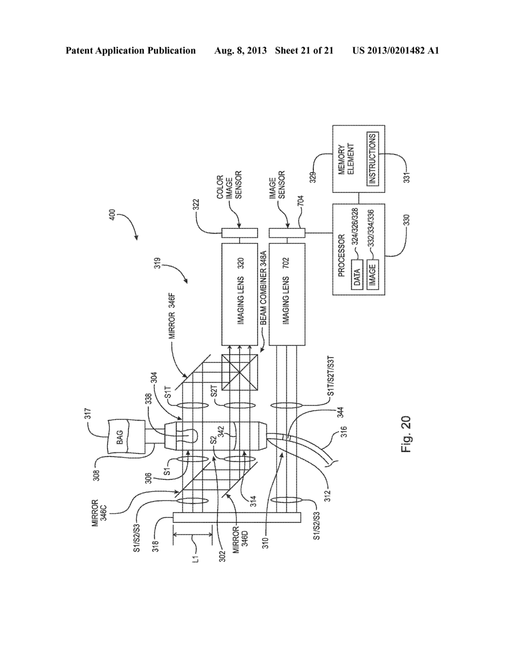 OPTICAL IMAGING SYSTEM WITH MULTIPLE IMAGING CHANNEL OPTICAL SENSING - diagram, schematic, and image 22