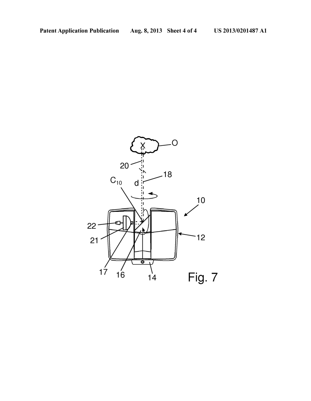 DEVICE FOR OPTICALLY SCANNING AND MEASURING AN ENVIRONMENT - diagram, schematic, and image 05