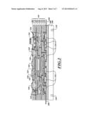 MULTILAYER ELECTRONICS ASSEMBLY AND METHOD FOR EMBEDDING ELECTRICAL     CIRCUIT COMPONENTS WITHIN A THREE DIMENSIONAL MODULE diagram and image