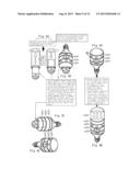 Device has LED means with extendable construction and added functions diagram and image